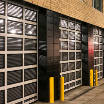 vented aluminum doors